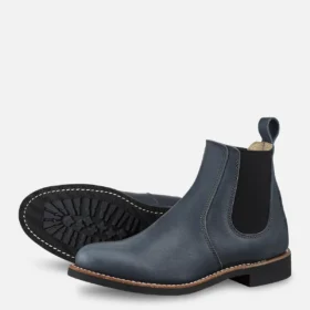 6-Zoll-Chelsea-Kurzstiefel für Damen aus Indigo-Legacy-Leder