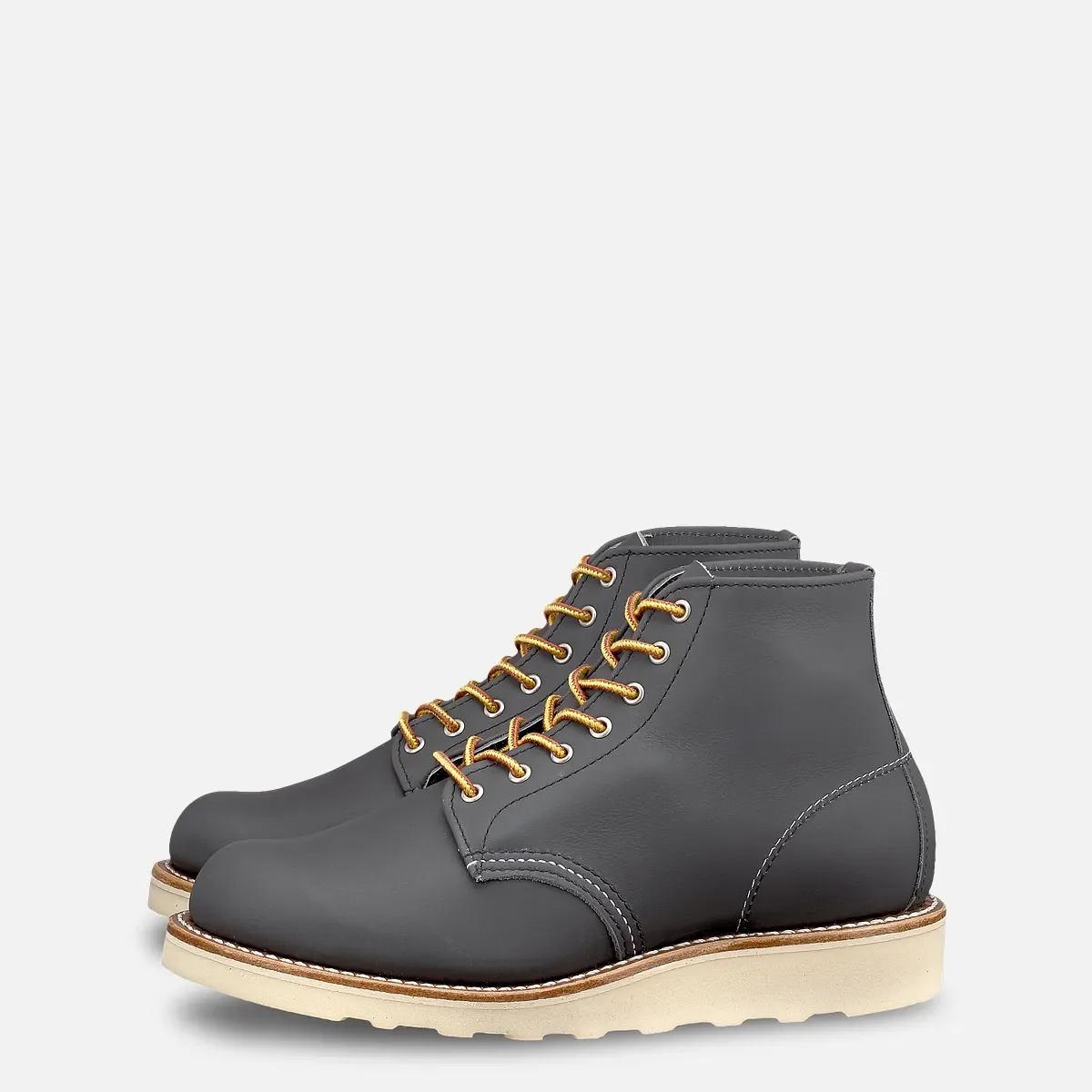 6-Zoll-Kurzstiefel für Damen mit runder Zehenkappe aus Stone-Bluff-Leder