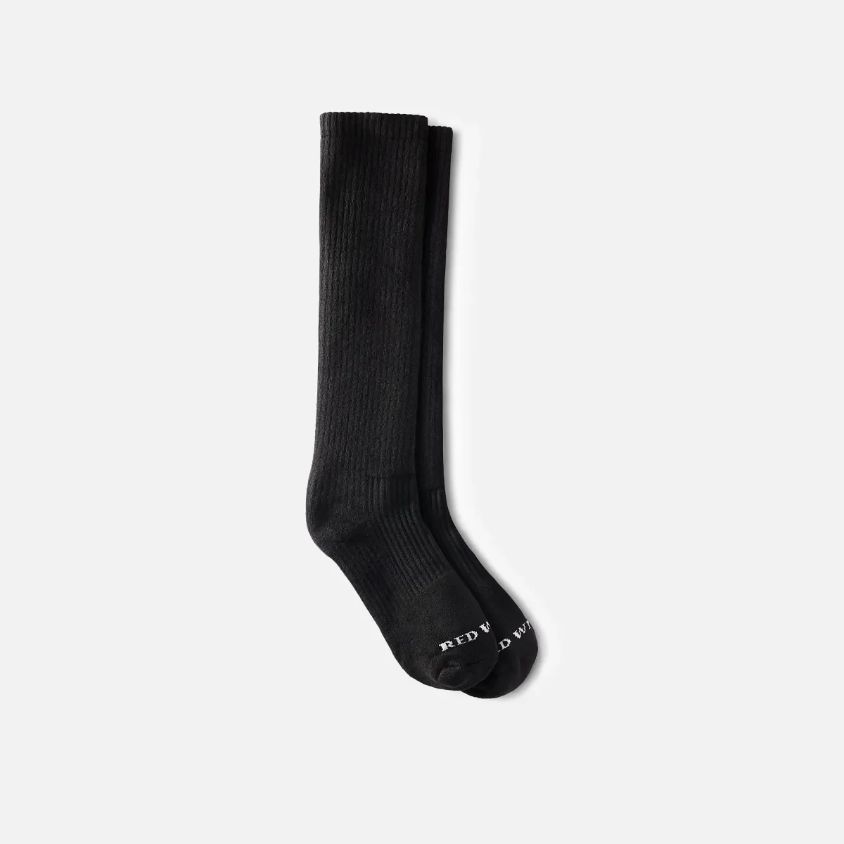 Alltags-Socken für die Arbeit aus Baumwollmischung, mittlere Stärke, wadenhoch, Unisex, in Schwarz