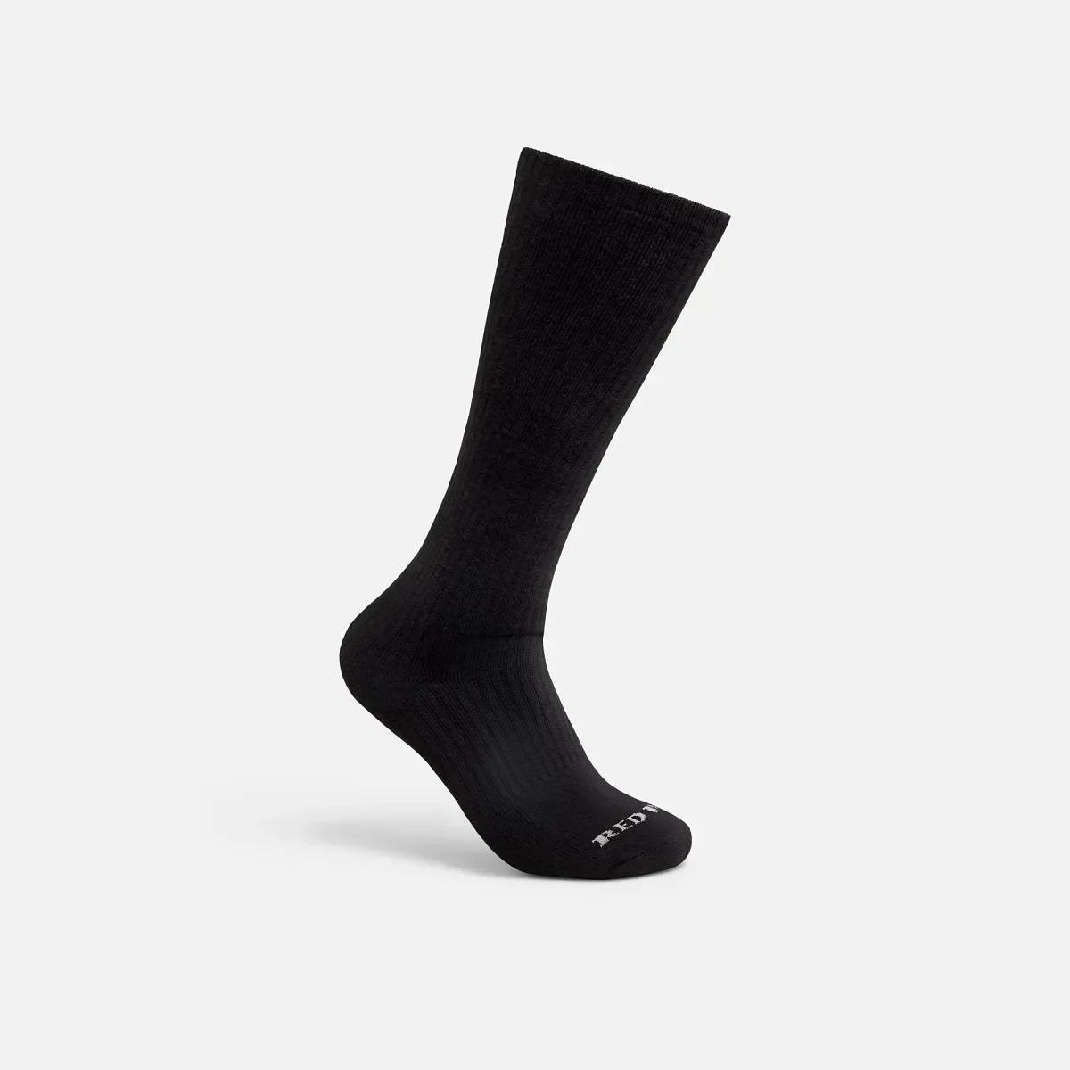 Alltags-Socken für die Arbeit aus Baumwollmischung, mittlere Stärke, wadenhoch, Unisex, in Schwarz