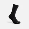 Alltags-Socken für die Arbeit, mittelschwer, Unisex-Crew-Socken aus Baumwollmischung in Schwarz