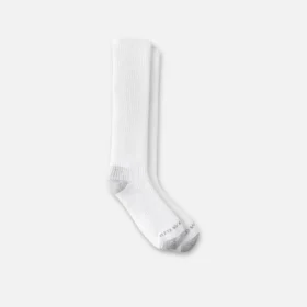Alltags-Socken für die Arbeit, mittlere Stärke, wadenhoch, Unisex, Baumwollmischung, in Weiß