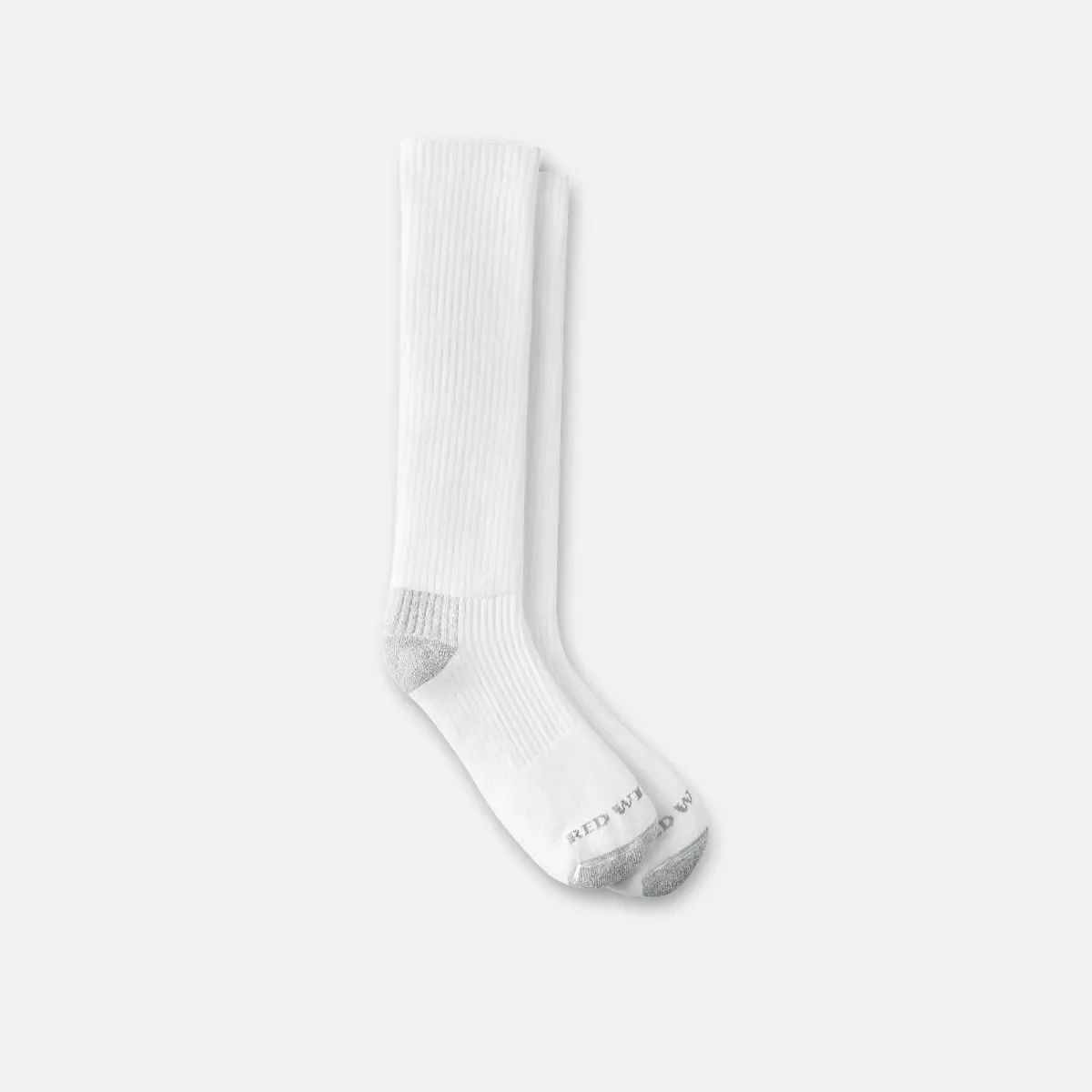 Alltags-Socken für die Arbeit, mittlere Stärke, wadenhoch, Unisex, Baumwollmischung, in Weiß