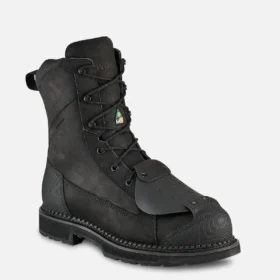 Axil Herren-Arbeitsstiefel, 8 Zoll, wasserdicht, mit Metguard-Sicherheitsschuhen