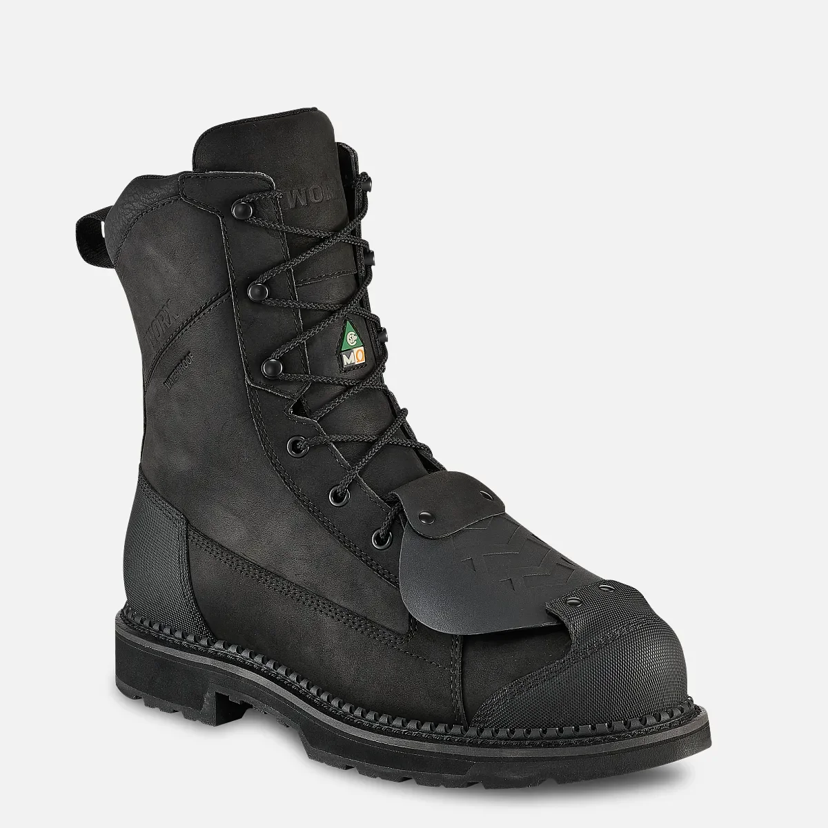 Axil Herren-Arbeitsstiefel, 8 Zoll, wasserdicht, mit Metguard-Sicherheitsschuhen