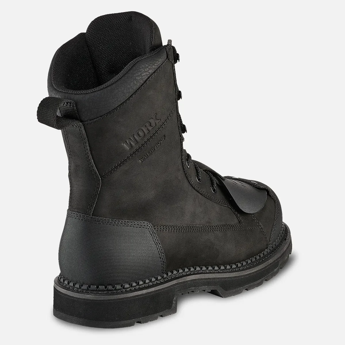 Axil Herren-Arbeitsstiefel, 8 Zoll, wasserdicht, mit Metguard-Sicherheitsschuhen