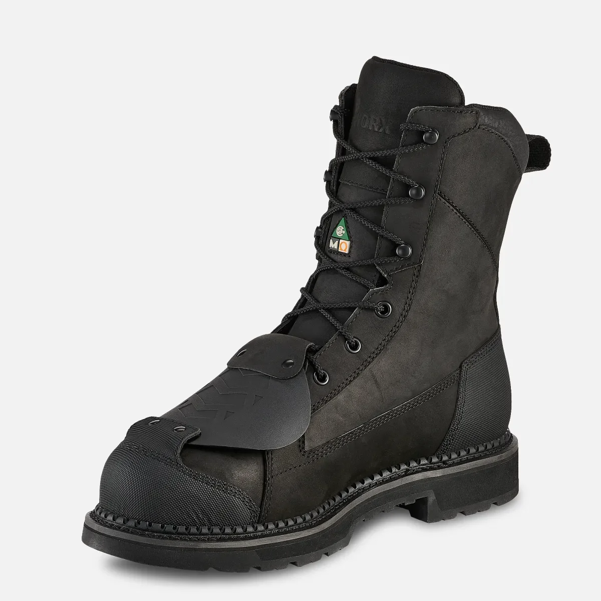 Axil Herren-Arbeitsstiefel, 8 Zoll, wasserdicht, mit Metguard-Sicherheitsschuhen