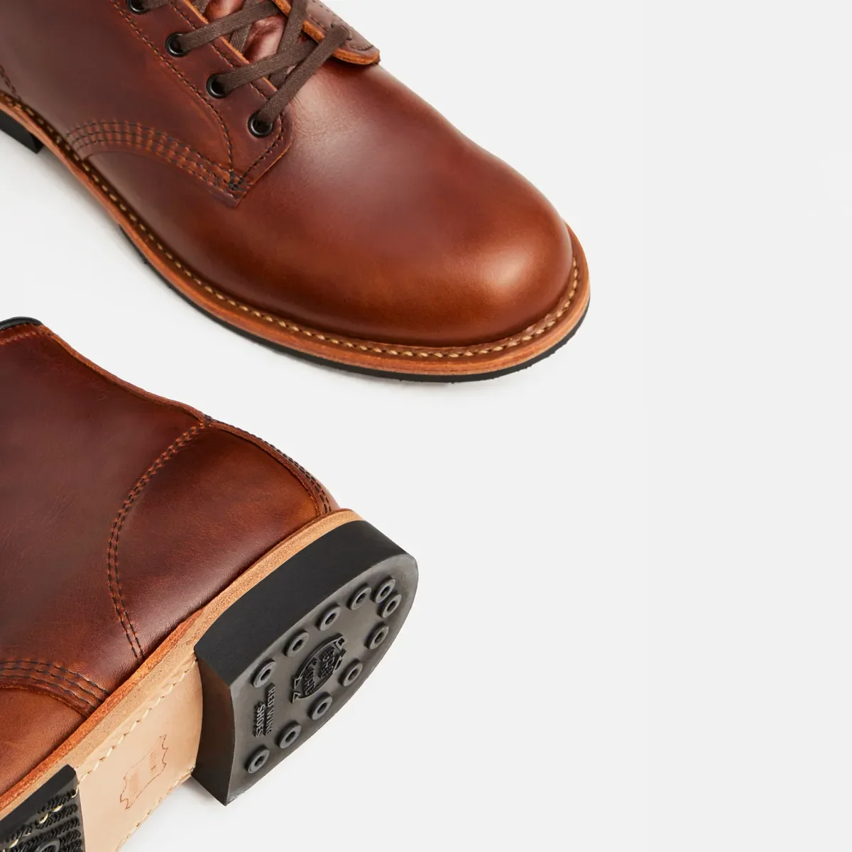 Beckman Herren-6-Zoll-Stiefel aus Cigar-Excalibur-Leder