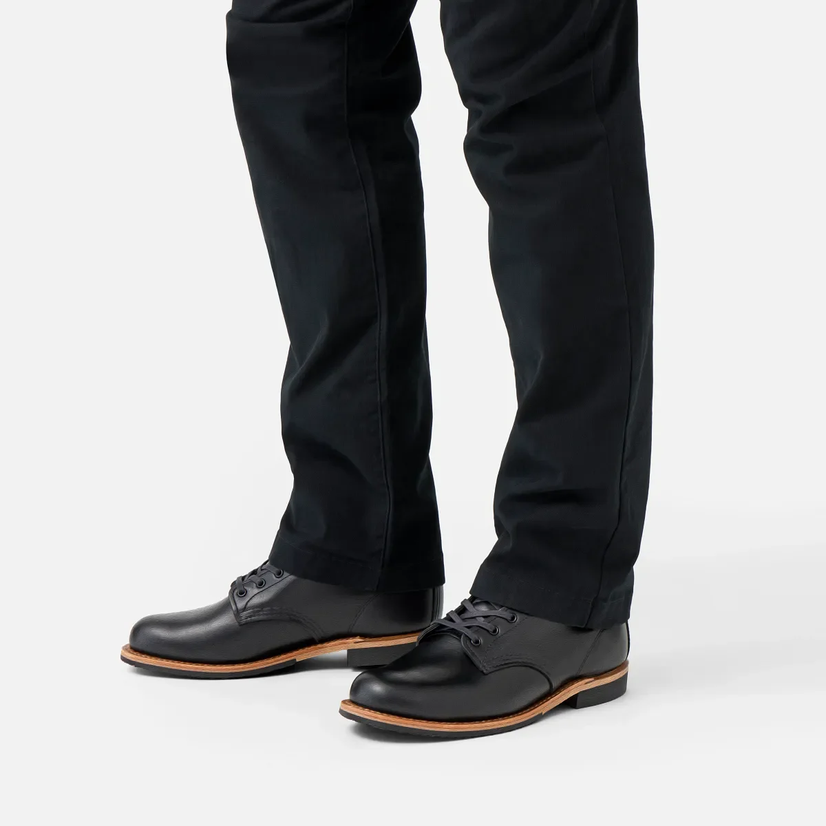 Beckman Herren-Stiefel (6 Zoll) aus schwarzem Excalibur-Leder