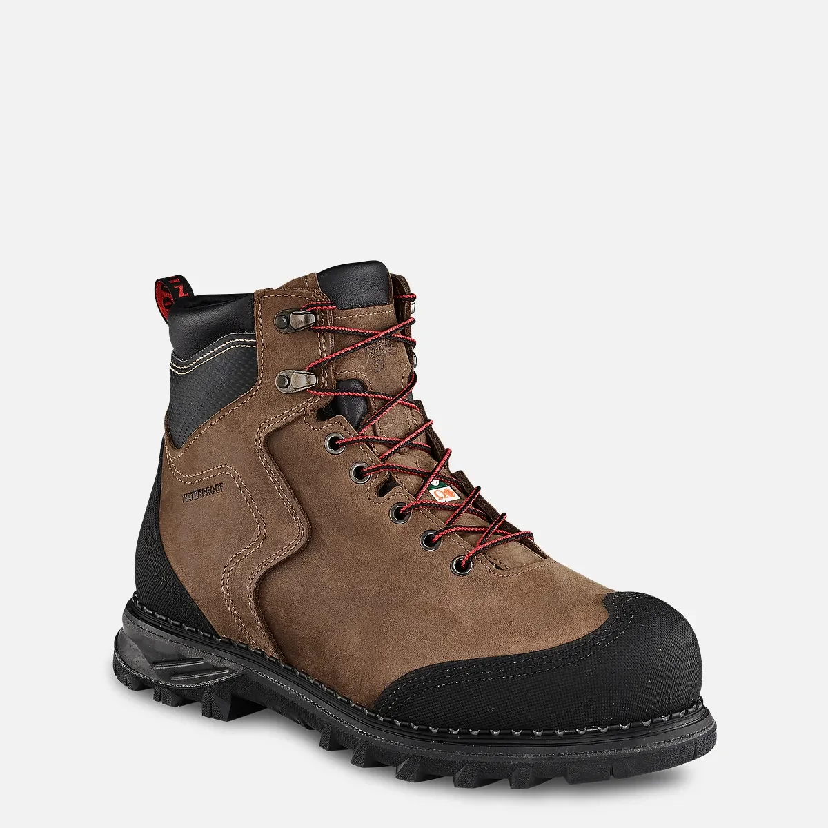 Burnside Herren-Stiefel, 6 Zoll, wasserdicht, mit CSA-geprüften Sicherheitsschuhen