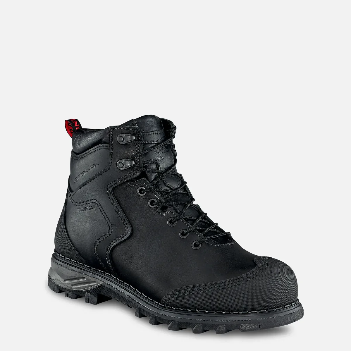 Burnside Herren-Stiefel mit 6-Zoll-Schaft, wasserdicht und mit Sicherheitsschuhen