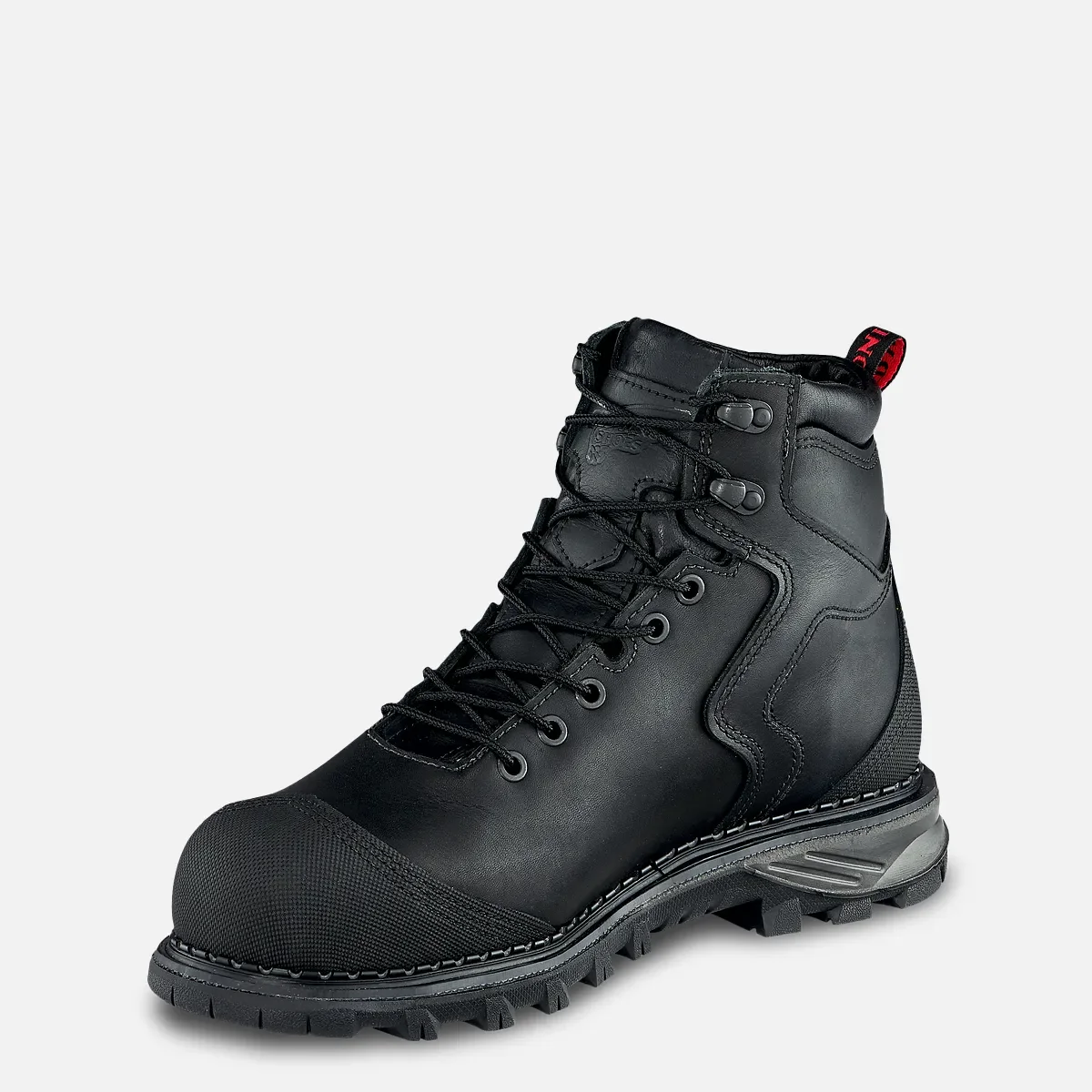 Burnside Herren-Stiefel mit 6-Zoll-Schaft, wasserdicht und mit Sicherheitsschuhen