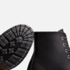 Clara Damenstiefel mit Absatz aus schwarzem Boundary-Leder