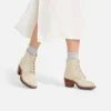 Clara Damenstiefel mit Absatz aus „White Sand“-Mohave-Leder