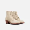 Clara Damenstiefel mit Absatz aus „White Sand“-Mohave-Leder