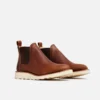 Classic Chelsea Damen-Kurzstiefel aus bernsteinfarbenem Harness-Leder
