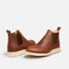 Classic Chelsea Damen-Kurzstiefel aus bernsteinfarbenem Harness-Leder