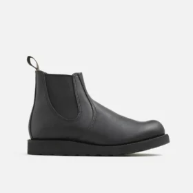 Classic Chelsea Herren-Stiefel (6 Zoll) aus schwarzem Harness-Leder