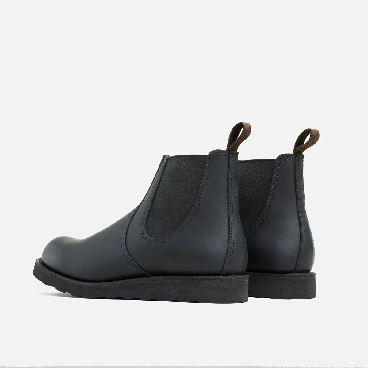 Classic Chelsea Herren-Stiefel (6 Zoll) aus schwarzem Harness-Leder