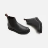 Classic Chelsea Herren-Stiefel (6 Zoll) aus schwarzem Harness-Leder