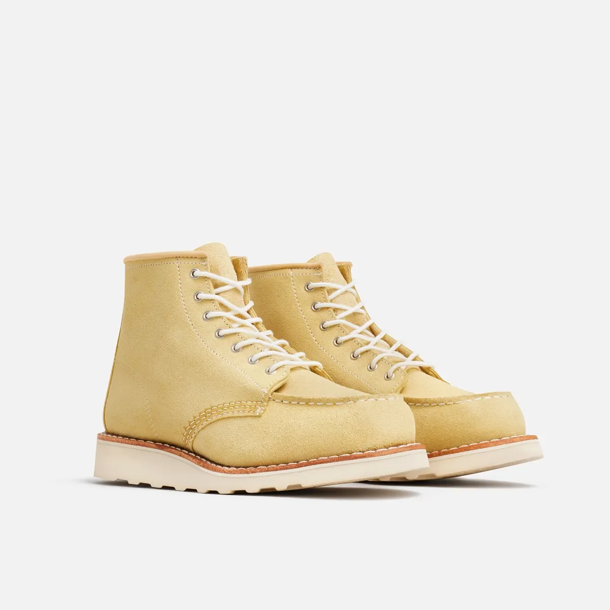 Classic Moc® Damen-Kurzstiefel aus butterfarbenem Abilene-Leder