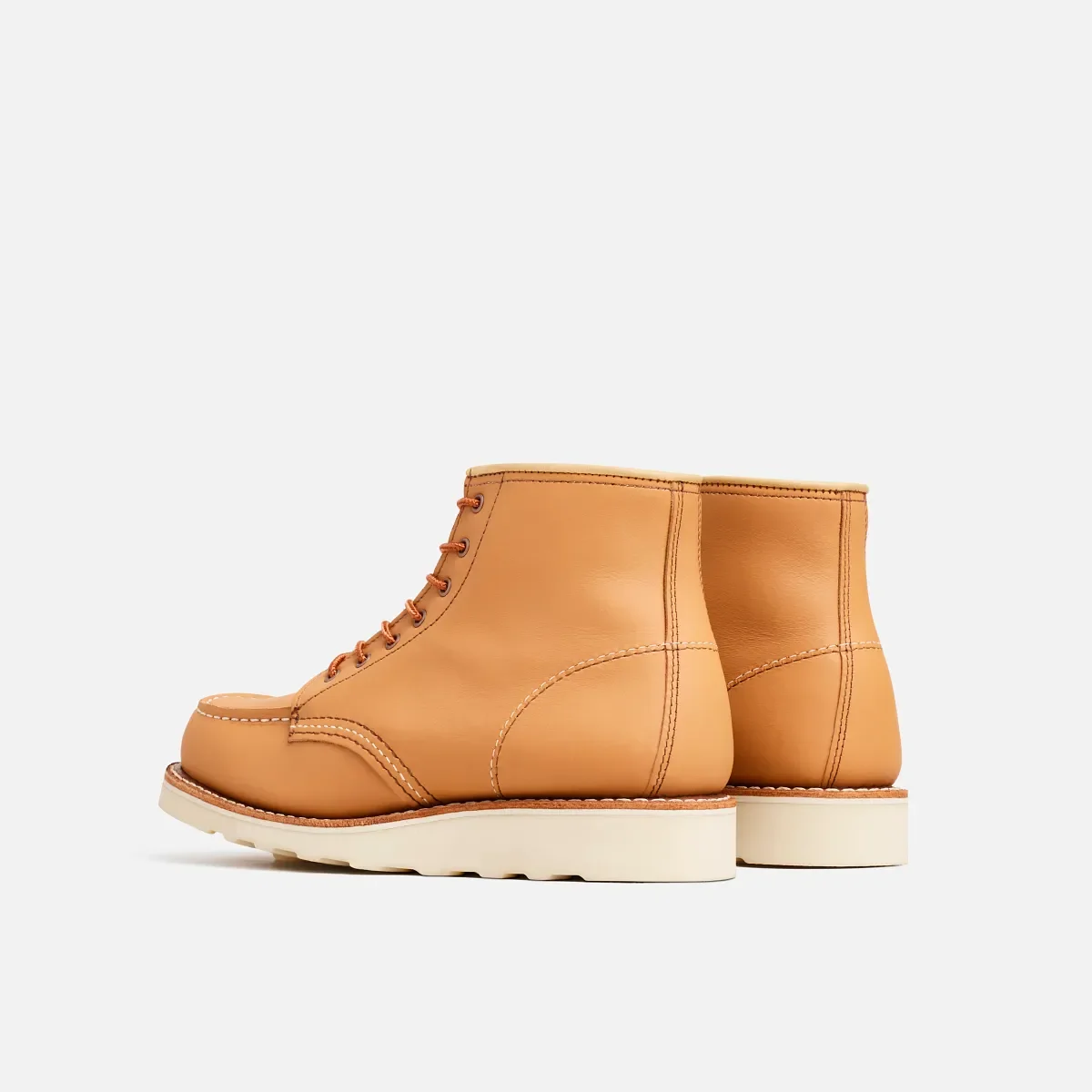 Classic Moc® Damen-Kurzstiefel aus hellbraunem Boundary-Leder