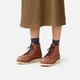 Classic Moc® Damen-Kurzstiefel aus Mocha Oro-iginal-Leder