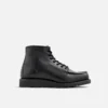 Classic Moc® Damen-Kurzstiefel aus schwarzem „Boundary“-Leder