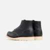 Classic Moc® Damen-Kurzstiefel aus schwarzem „Boundary“-Leder