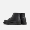 Classic Moc® Damen-Kurzstiefel aus schwarzem „Boundary“-Leder