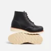 Classic Moc® Damen-Kurzstiefel aus schwarzem „Boundary“-Leder