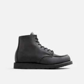 Classic Moc® Herren-Stiefel (6 Zoll) aus schwarzem Harness-Leder