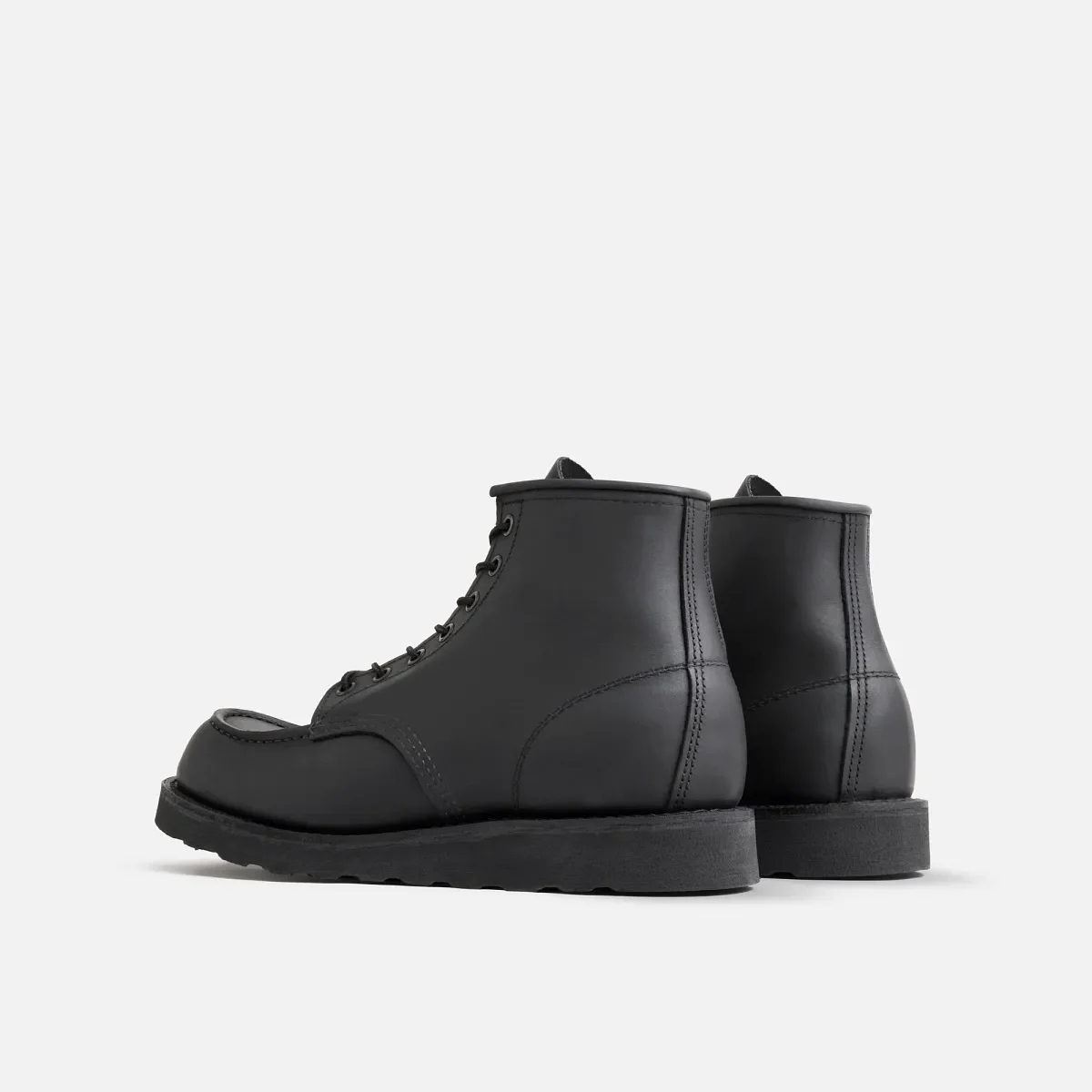 Classic Moc® Herren-Stiefel (6 Zoll) aus schwarzem Harness-Leder