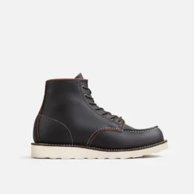 Classic Moc® Herren-Stiefel, 6 Zoll, aus schwarzem Prairie-Leder