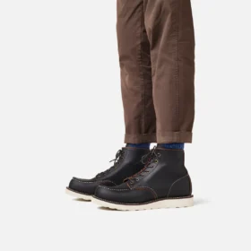 Classic Moc® Herren-Stiefel, 6 Zoll, aus schwarzem Prairie-Leder