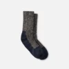 Crew-Socken mit tiefer Zehenkappe Unisex-Crew-Socken mit tiefer Zehenkappe in Marineblau