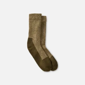 Crew-Socken mit tiefer Zehenkappe – Unisex-Crew-Socken mit tiefer Zehenkappe in Oliv