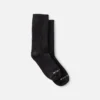 Cushion Crew-Socken Unisex-Cushion Crew-Socken aus schwarzer Baumwollmischung