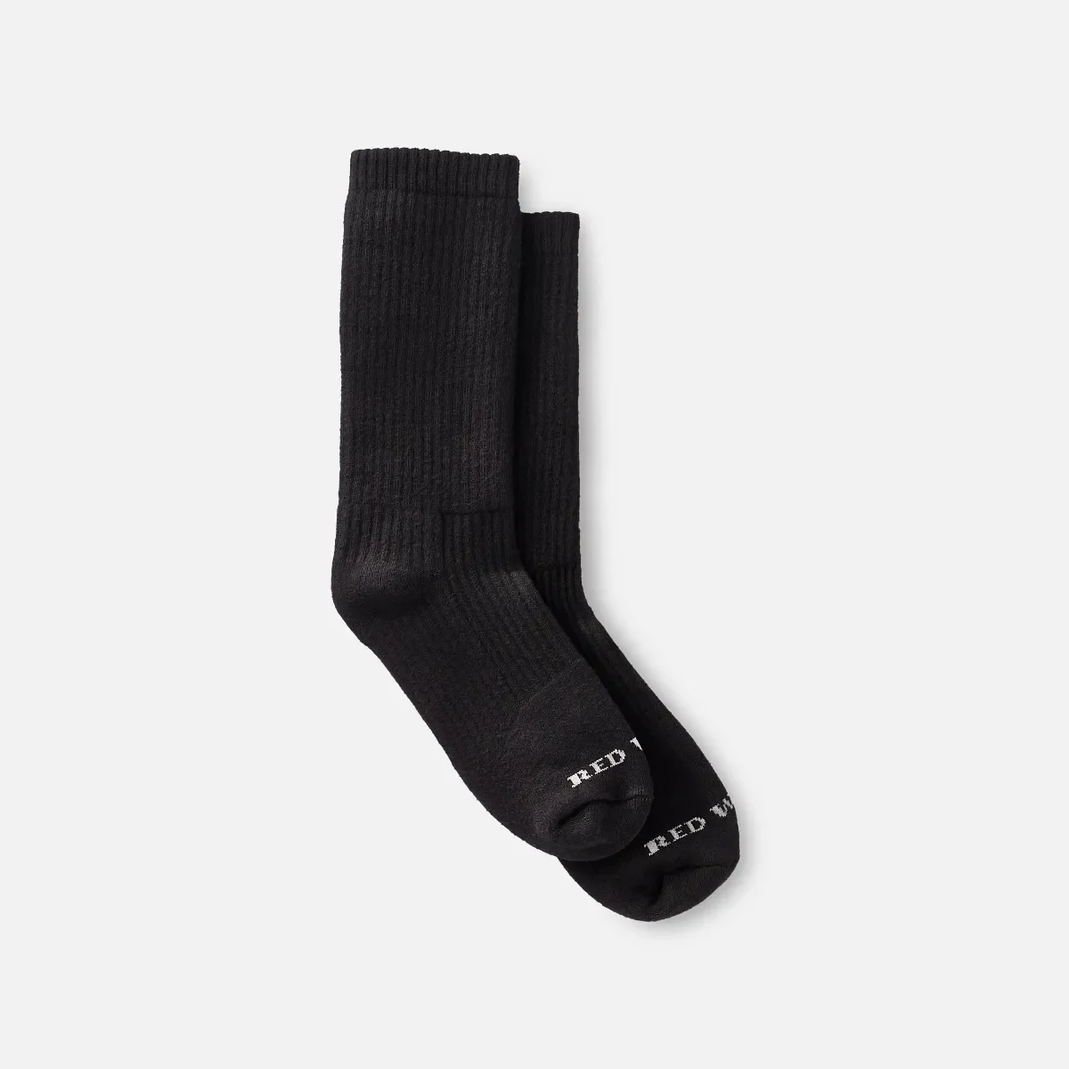 Cushion Crew-Socken Unisex-Cushion Crew-Socken aus schwarzer Baumwollmischung