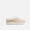 Drift Damen-Slipper aus Wildleder in Creme