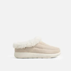 Drift Damen-Slipper aus Wildleder in Creme