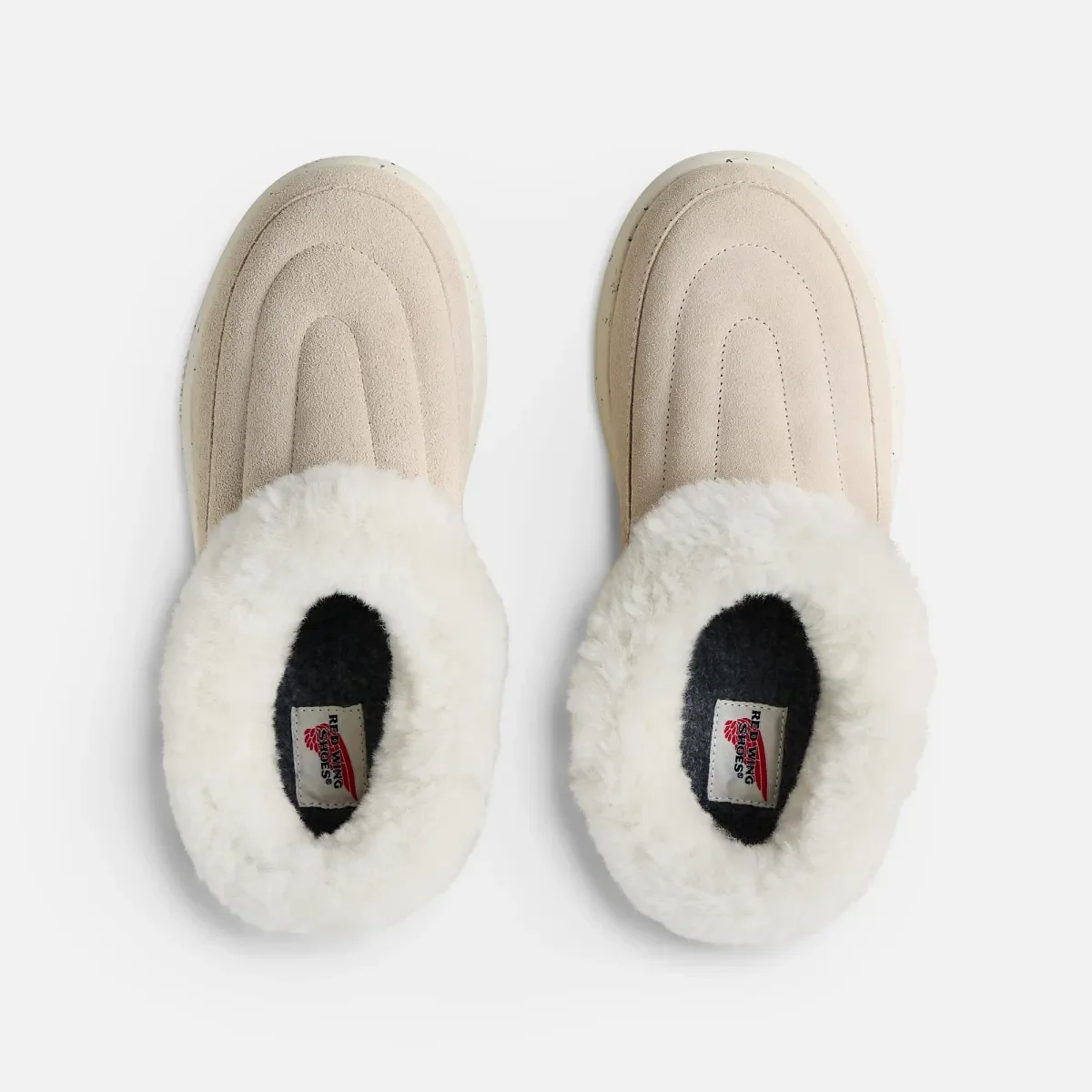 Drift Damen-Slipper aus Wildleder in Creme