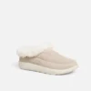 Drift Damen-Slipper aus Wildleder in Creme