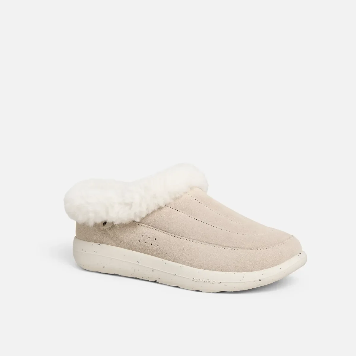 Drift Damen-Slipper aus Wildleder in Creme