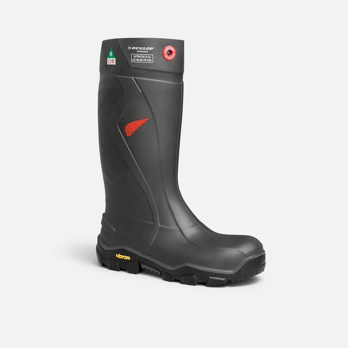 Dunlop Purofort + Expander Herren-Sicherheitsschuhe mit Sicherheitsschuhen, 15 Zoll, Wasserdicht, CSA-zertifiziert, zum Hineinschlüpfen