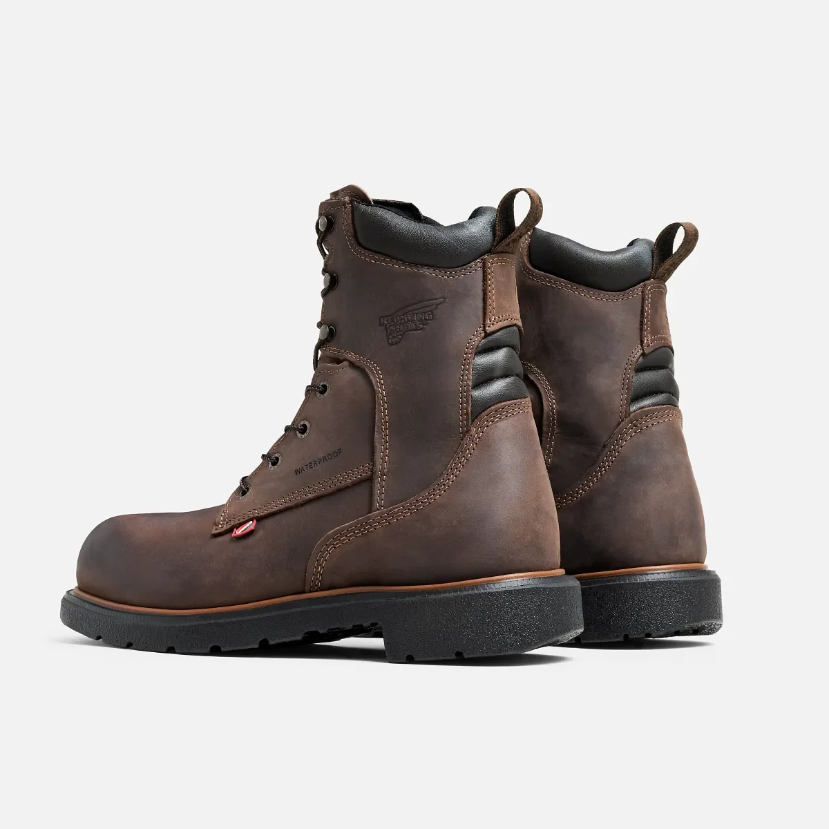 DynaForce® Herren-Sicherheitsschuhe mit Stahlkappe, 8 Zoll, gefüttert und Wasserdicht