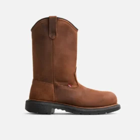 DynaForce® Herren-Stiefel, 11 Zoll, wasserdicht, mit Sicherheitsschuhen, zum Hineinschlüpfen