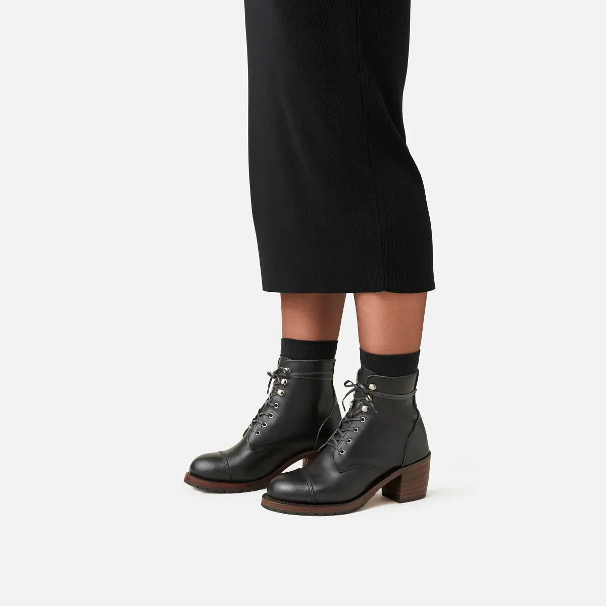 Eileen Damenstiefel mit Absatz in „Black Boundary“
