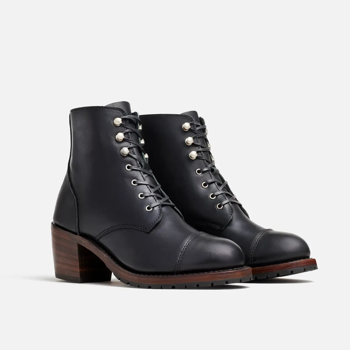 Eileen Damenstiefel mit Absatz in „Black Boundary“