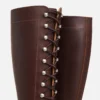 Gloria Damen-Hochtiefstiefel aus Mahagoni-„Oro-iginal“-Leder